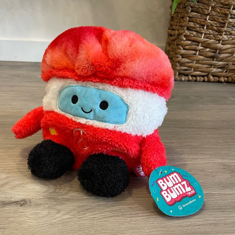 Bum Bumz - Cutest Ever “VINCE” Hippy Peace Van Soft Stuffed Plush Toy.
